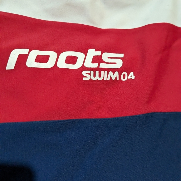 Roots Swimwear '04 Tricolor Bathing Suit Top - Picture 2 of 7
